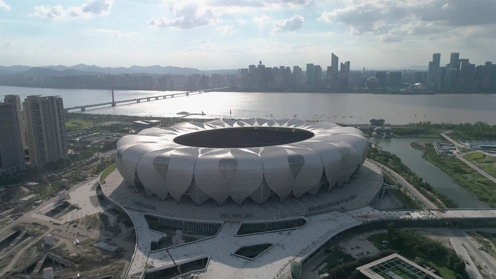 30 sec video of Hangzhou Stadium for Instagram TV