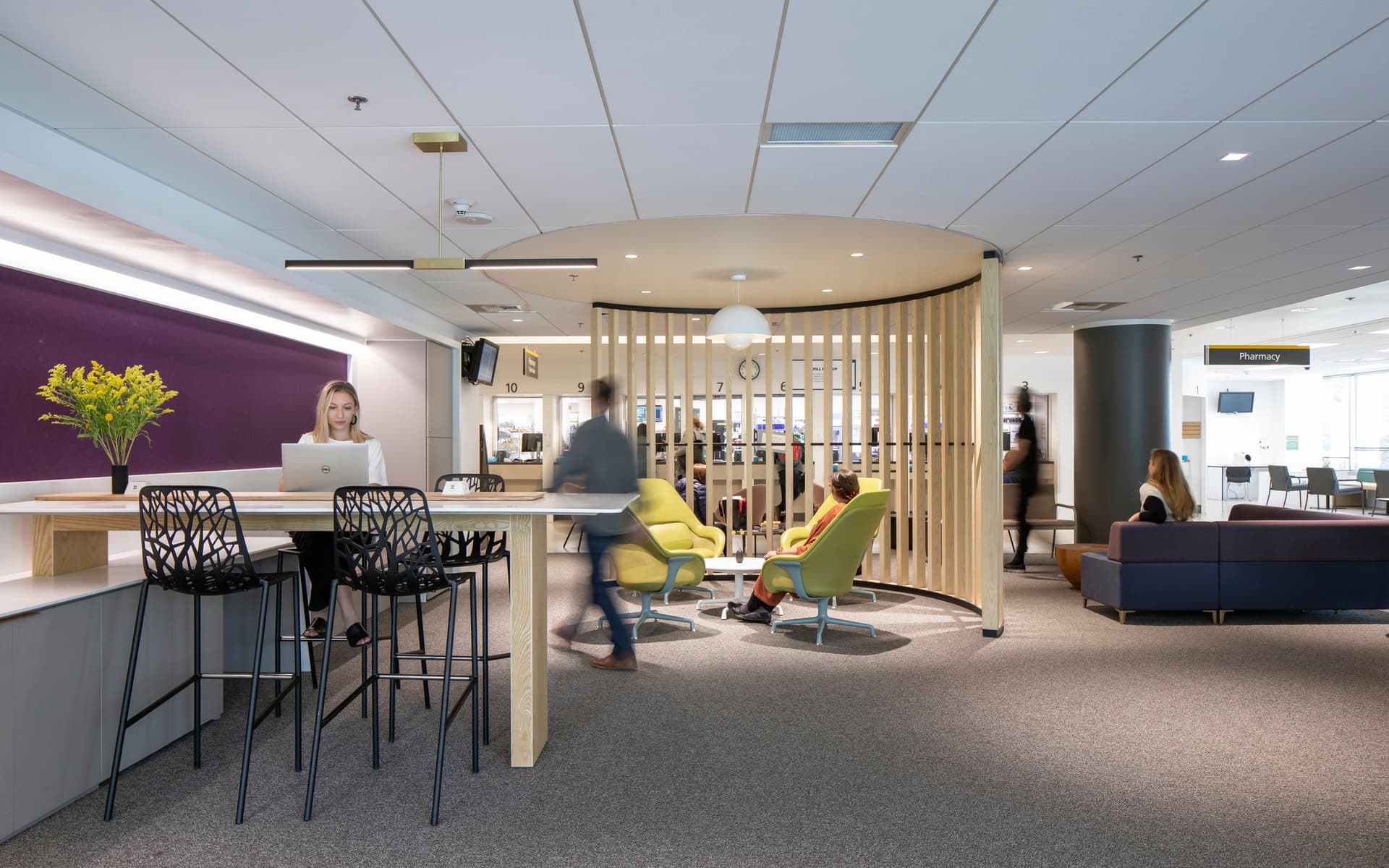 CNB, CSB, KPWA, Kaiser, Kaiser Permanente, NBBJ, central, clinic, healthcare, interiors