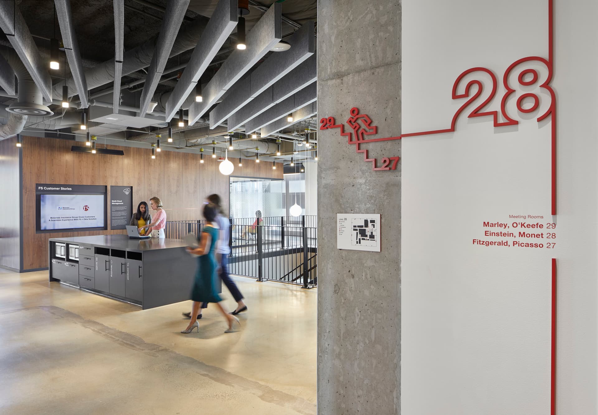 F5 Tower interior space. Seattle, Washington.
Image license: NBBJ, Sellen, PCI, F5 and Seneca.
© Copyright 2019 Benjamin Benschneider All Rights Reserved. Usage may be arranged by contacting Benjamin Benschneider Photography. Email: bbenschneider@comcast.net
F5 TOWER, INTERORS, SEATTLE, WASHINGTON, NBBJ, SELLEN, PCI, F5, SENECA