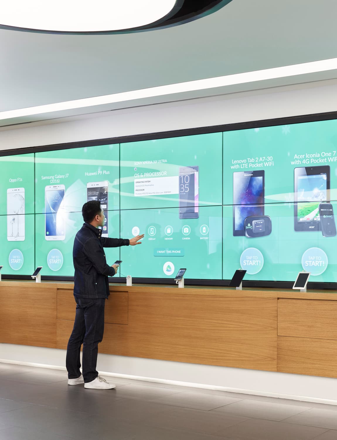 EGD, Kevin Scott, Manila, NBBJ, PDLT, Philippines, S07, Smart, flagship, interiors, retail, store